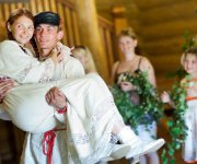Алена и Максим - выездная свадьба в древнерусском стиле